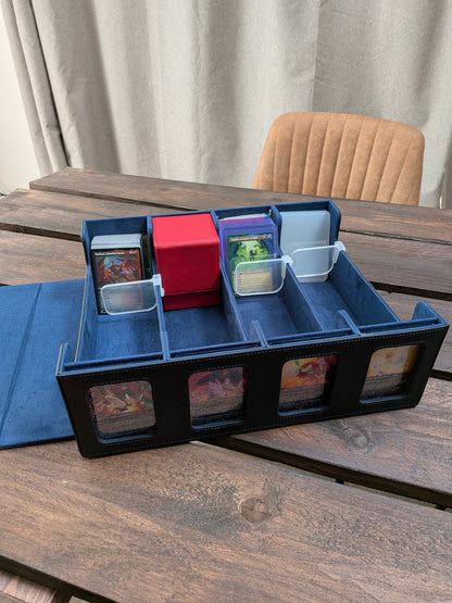 Large Card Deck Holder Navy Blue 3600 Card Capacity
