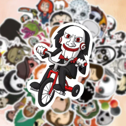 50 Horror Villain Stickers