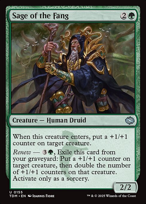 Sage of the Fang // Tarkir: Dragonstorm // TDM 155