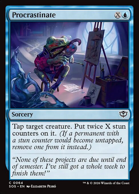 Procrastinate // Secrets of Strixhaven // SOS 64