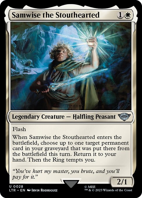 Samwise the Stouthearted // The Lord of the Rings: Tales of Middle-earth // LTR 28