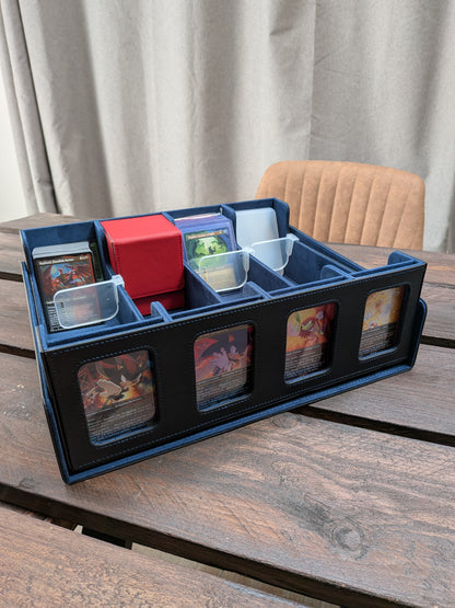 Large Card Deck Holder Navy Blue 3600 Card Capacity