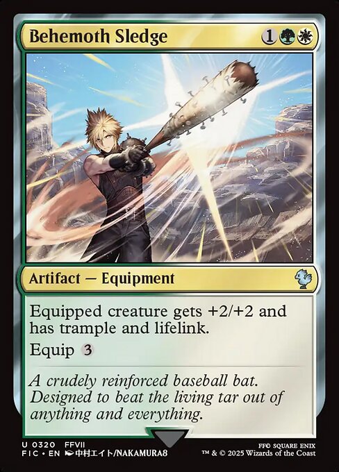 Behemoth Sledge // Final Fantasy Commander // FIC 320