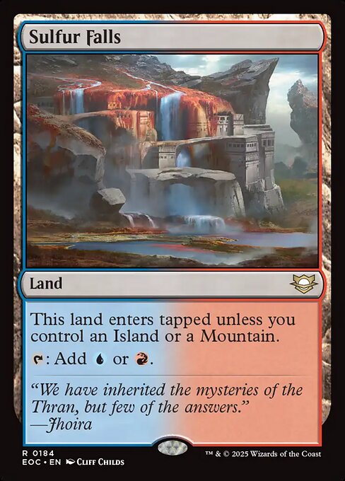 Sulfur Falls // Edge of Eternities Commander // EOC 184