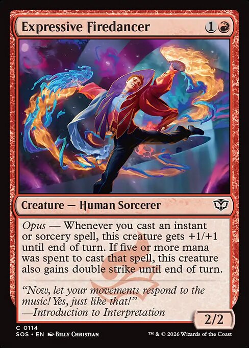 Expressive Firedancer // Secrets of Strixhaven // SOS 114