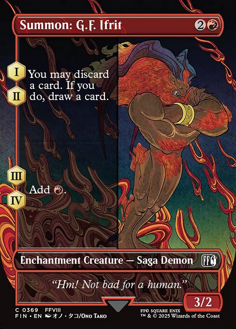 Summon: G.F. Ifrit // Final Fantasy // FIN 369