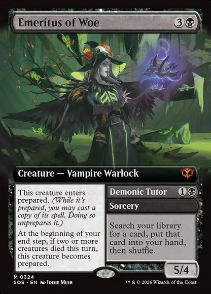 Emeritus of Woe // Demonic Tutor // Secrets of Strixhaven // SOS 324