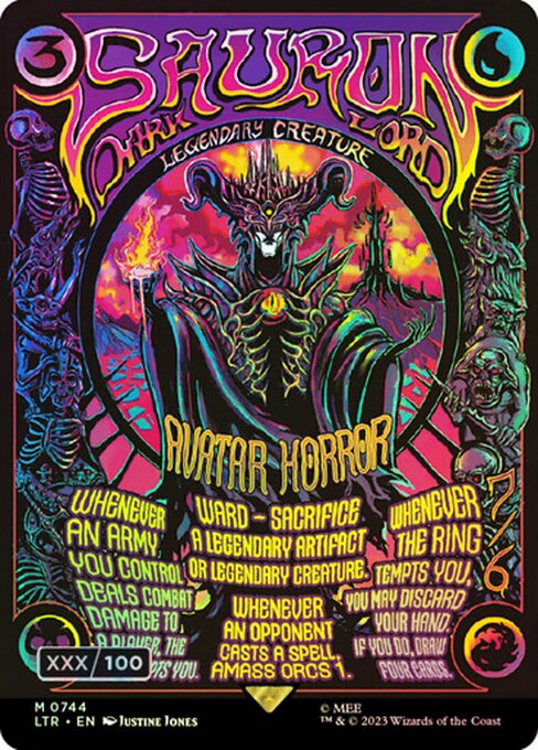 Sauron, the Dark Lord // The Lord of the Rings: Tales of Middle-earth // LTR 744z