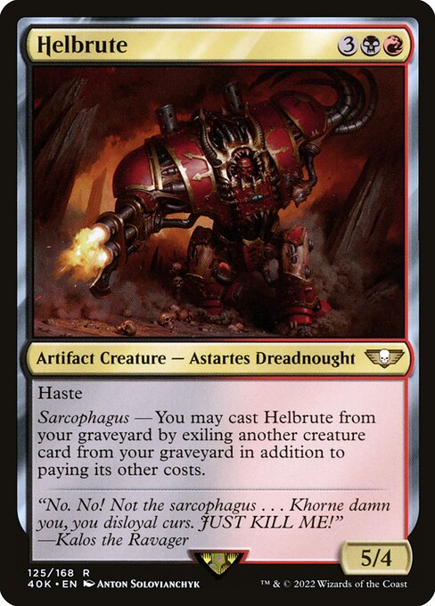 Helbrute // Warhammer 40,000 Commander // 40K 125