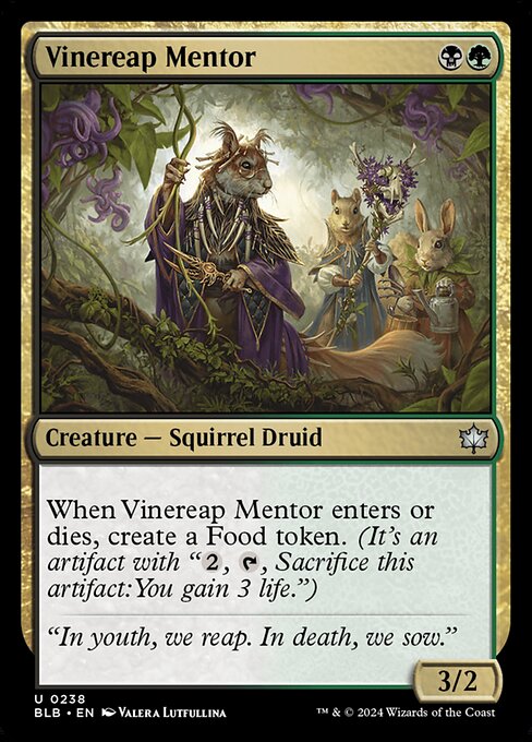 Vinereap Mentor // Bloomburrow // BLB 238