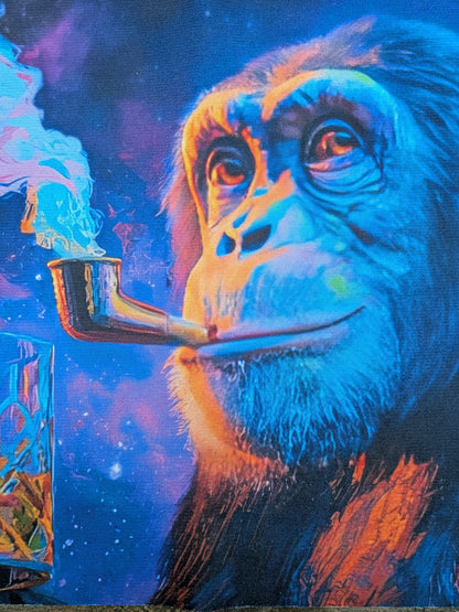 Monkey With A Typewriter Playmat 60x35cm