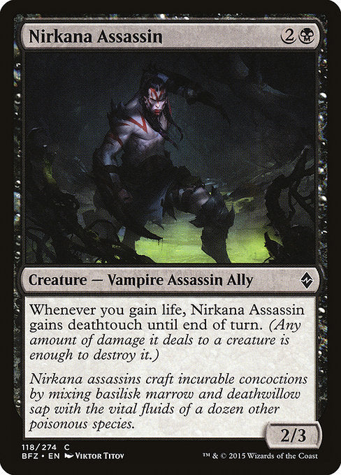 Nirkana Assassin // Battle for Zendikar // BFZ 118