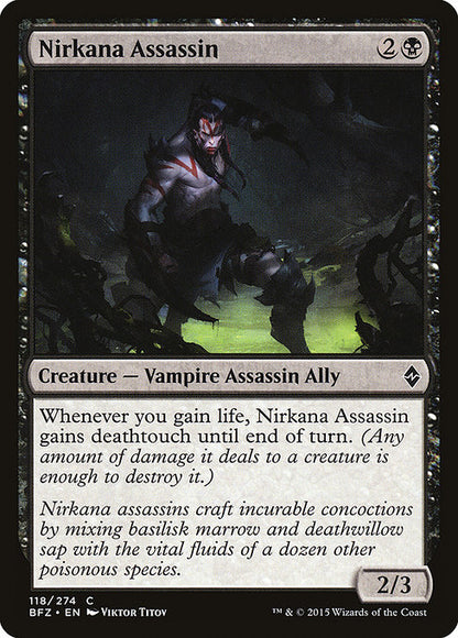 Nirkana Assassin // Battle for Zendikar // BFZ 118