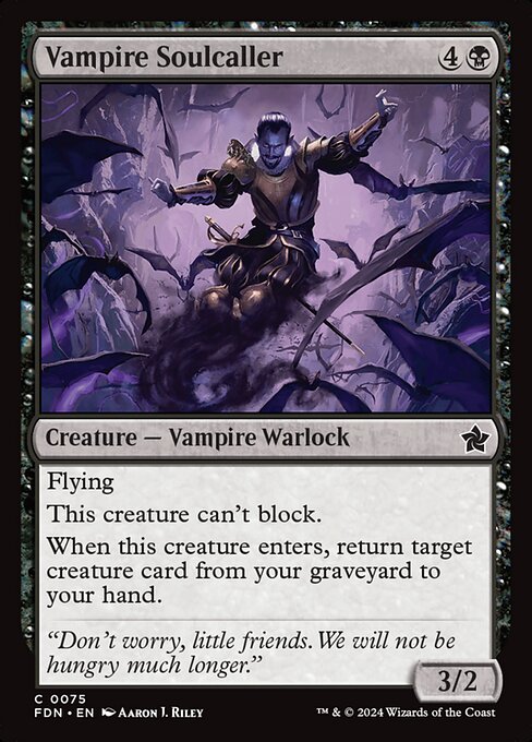 Vampire Soulcaller // Foundations // FDN 75