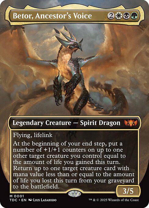 Betor, Ancestor's Voice // Tarkir: Dragonstorm Commander // TDC 1