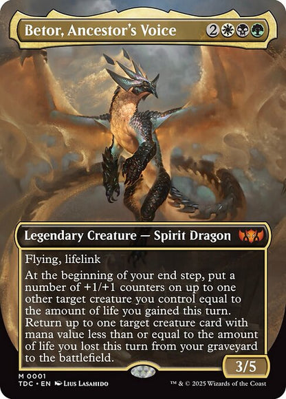 Betor, Ancestor's Voice // Tarkir: Dragonstorm Commander // TDC 1