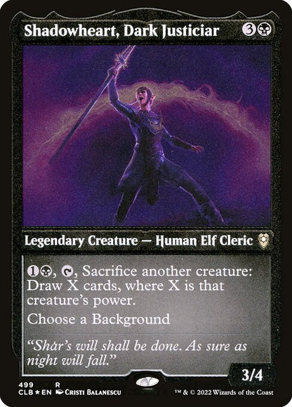Shadowheart, Dark Justiciar // Commander Legends: Battle for Baldur's Gate // CLB 499