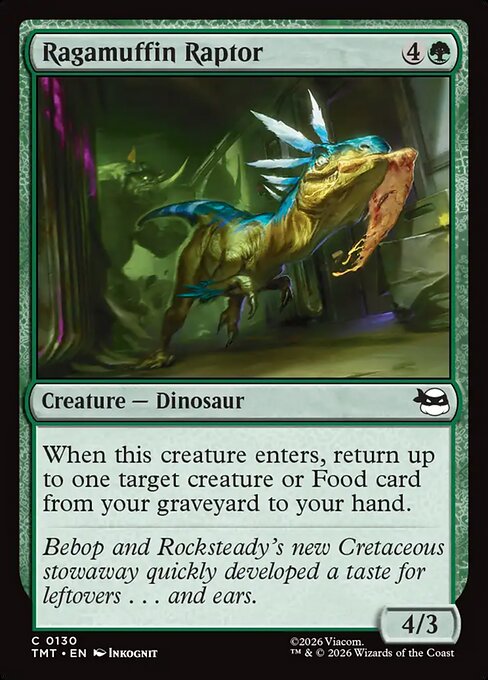 Ragamuffin Raptor // MTG // TMT 130