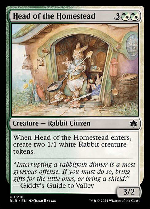 Head of the Homestead // Bloomburrow // BLB 216