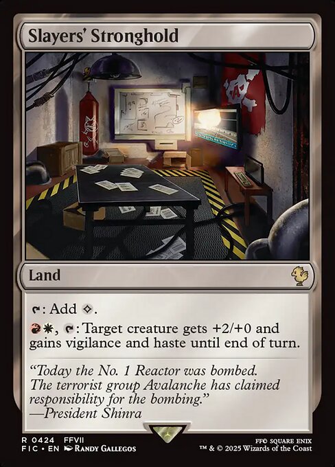 Slayers' Stronghold // Final Fantasy Commander // FIC 424
