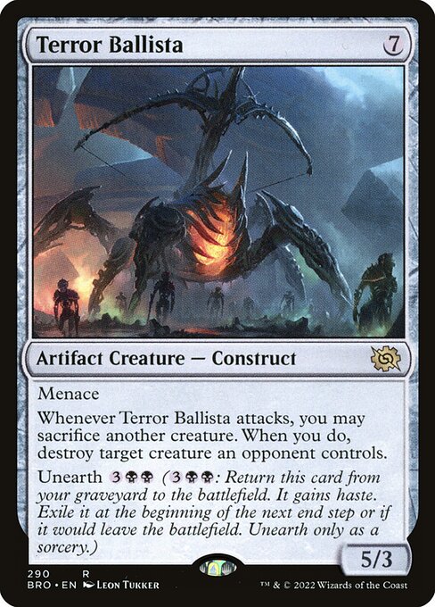 Terror Ballista // The Brothers' War // BRO 290