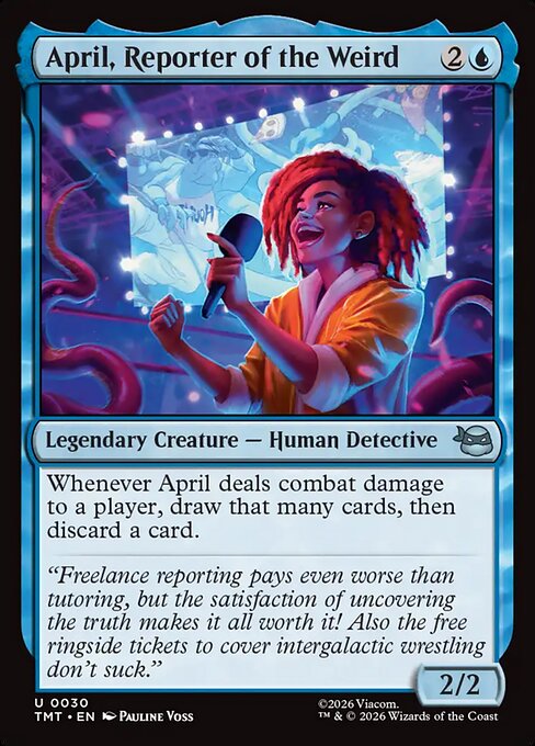 April, Reporter of the Weird // MTG // TMT 30