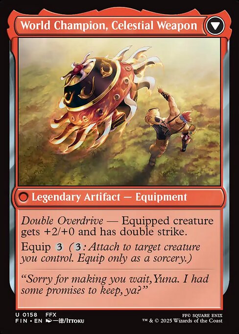 Sidequest: Play Blitzball // World Champion, Celestial Weapon // Final Fantasy // FIN 158