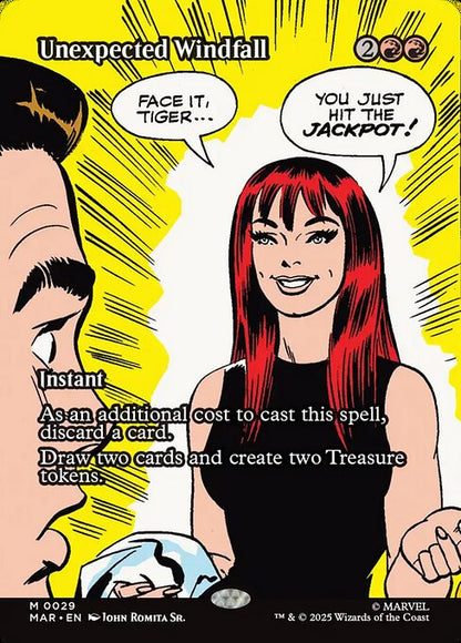 Unexpected Windfall // Marvel Universe // MAR 29