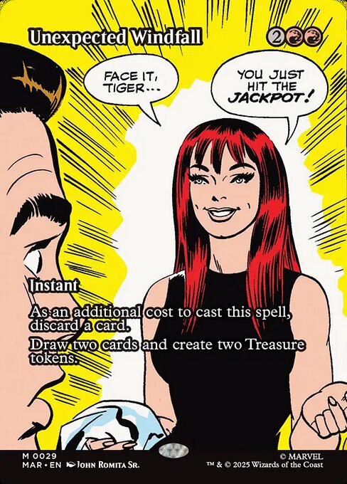 Unexpected Windfall // Marvel Universe // MAR 29