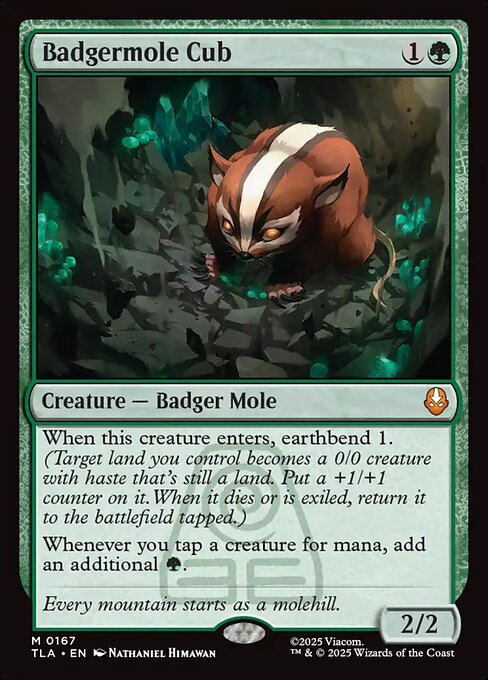 Badgermole Cub // Avatar: The Last Airbender // TLA 167