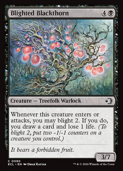 Blighted Blackthorn // Lorwyn Eclipsed // ECL 90