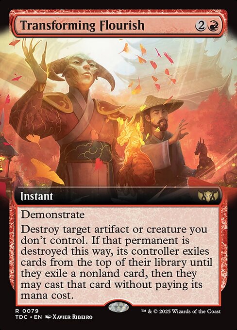Transforming Flourish // Tarkir: Dragonstorm Commander // TDC 79