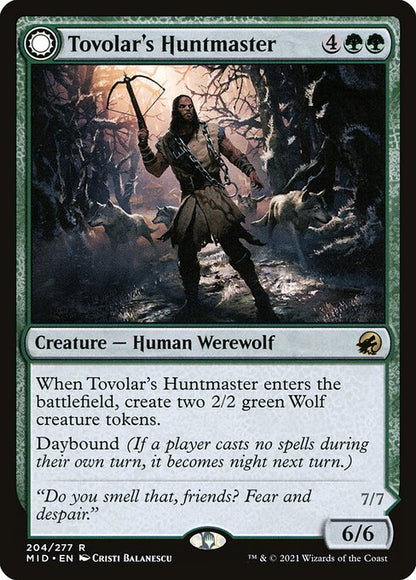 Tovolar's Huntmaster // Tovolar's Packleader // Innistrad: Midnight Hunt // MID 204