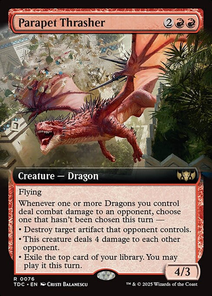 Parapet Thrasher // Tarkir: Dragonstorm Commander // TDC 76