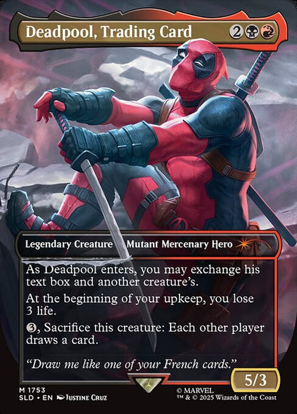 Deadpool, Trading Card // Secret Lair Drop // SLD 1753
