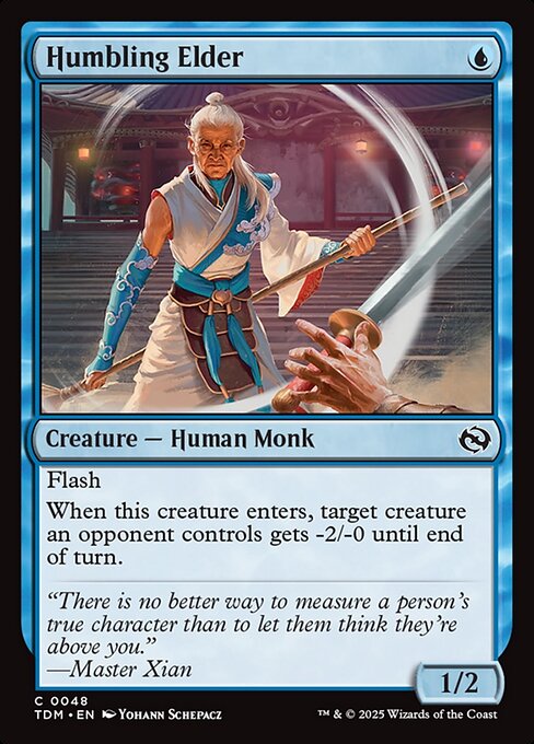 Humbling Elder // Tarkir: Dragonstorm // TDM 48