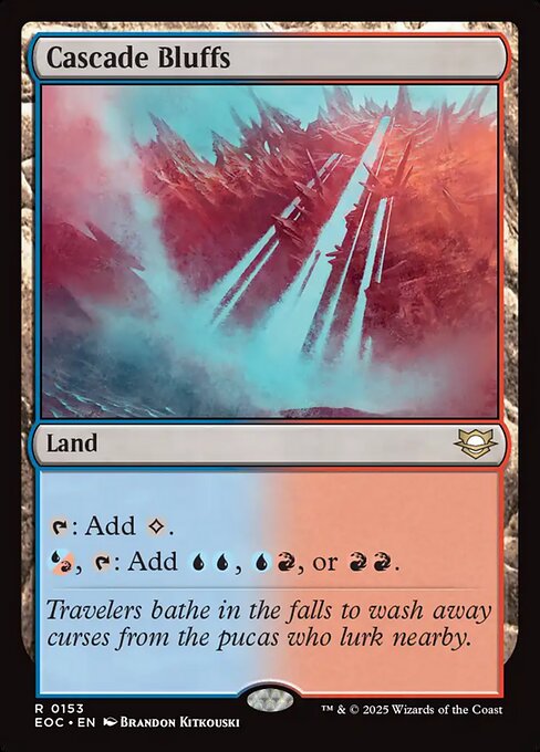 Cascade Bluffs // Edge of Eternities Commander // EOC 153