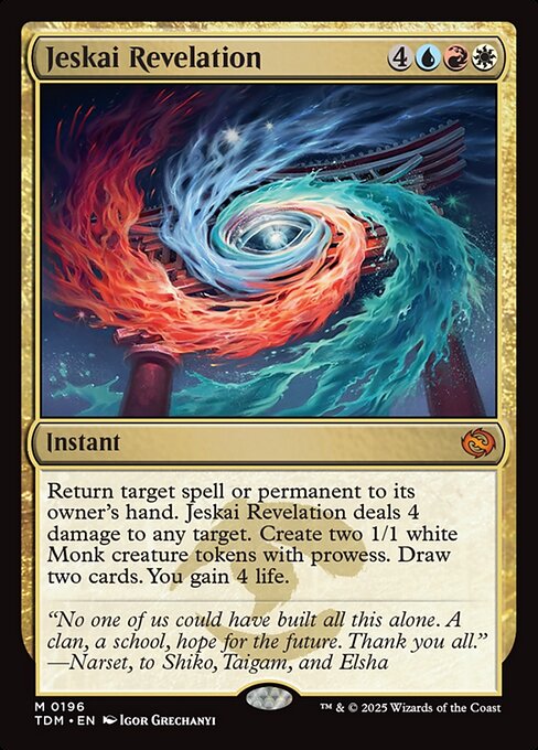 Jeskai Revelation // Tarkir: Dragonstorm // TDM 196