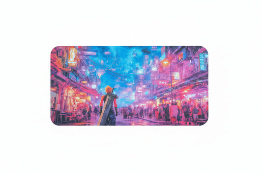 Final Fantasy VII Wall Market Playmat 60x35cm