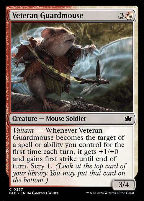 Veteran Guardmouse // Bloomburrow // BLB 237