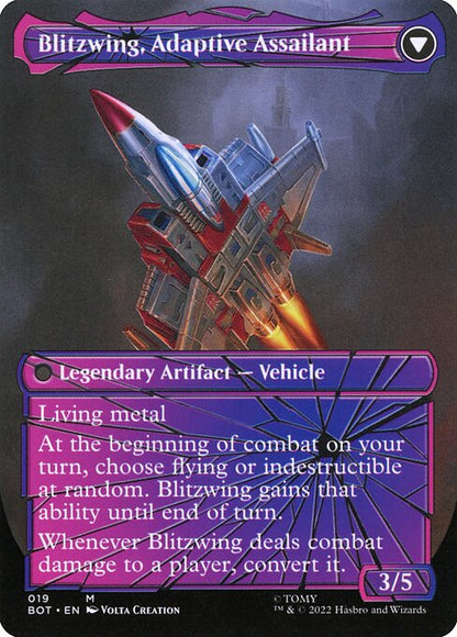 Blitzwing, Cruel Tormentor // Blitzwing, Adaptive Assailant // Transformers // BOT 19