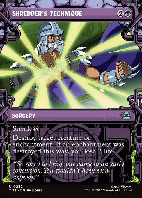 Shredder's Technique // Teenage Mutant Ninja Turtles // TMT 232
