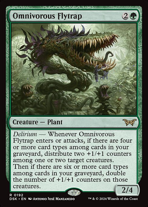 Omnivorous Flytrap // Duskmourn: House of Horror // DSK 192