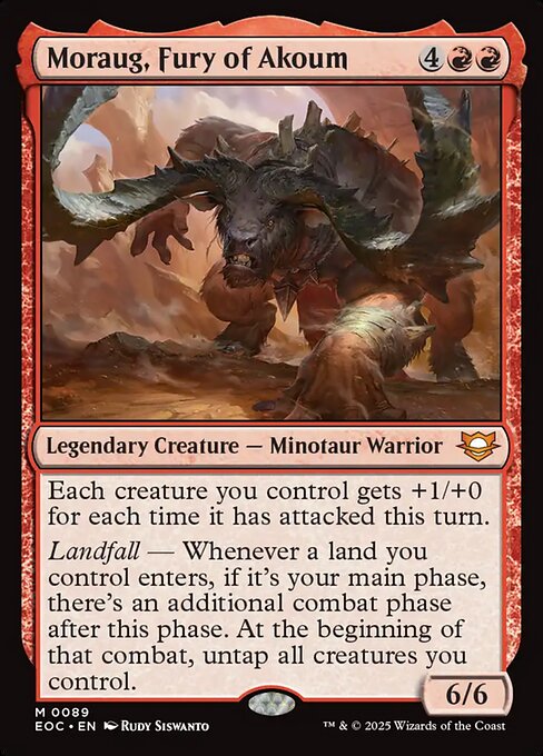 Moraug, Fury of Akoum // Edge of Eternities Commander // EOC 89