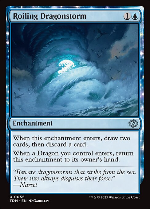 Roiling Dragonstorm // Tarkir: Dragonstorm // TDM 55