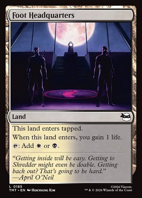 Foot Headquarters // MTG // TMT 185