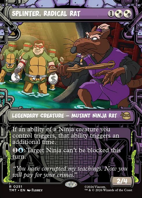 Splinter, Radical Rat // Teenage Mutant Ninja Turtles // TMT 251