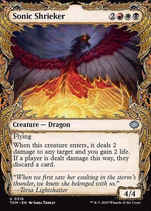 Sonic Shrieker // Tarkir: Dragonstorm // TDM 318
