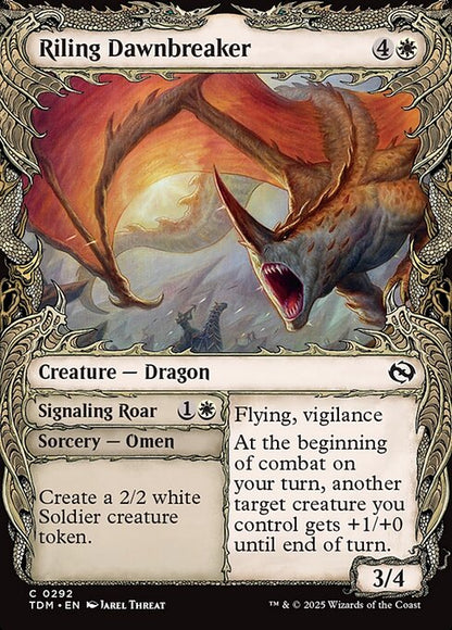 Riling Dawnbreaker // Signaling Roar // Tarkir: Dragonstorm // TDM 292