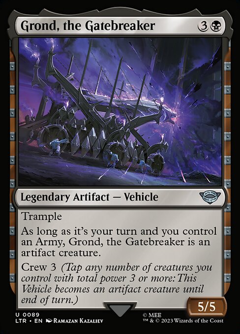Grond, the Gatebreaker // The Lord of the Rings: Tales of Middle-earth // LTR 89
